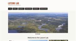 Desktop Screenshot of lutzonilab.org