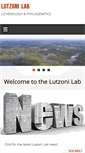 Mobile Screenshot of lutzonilab.org